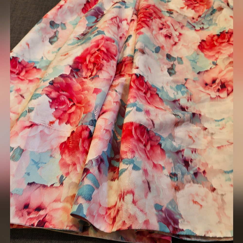 Floral Print Skirt